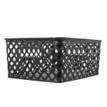 002_Mainstays Small Deco Plastic Storage Basket-4