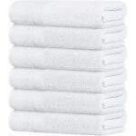 000_Wealuxe Small Bath Towels, 100% Cotton Bathroom Towels-1