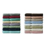 000_Deluxe Basics 6-Piece Solid Luxury Towel Set-1