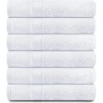 000_Wealuxe Small Bath Towels, 100% Cotton Bathroom Towels-1
