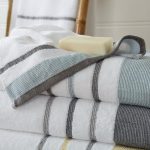 000_Cotton Decorative Stripe Quick-Dry Towel Set-1