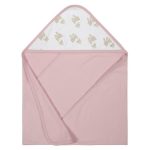 003_Baby Girls Hooded Towel and Washcloth Set-4